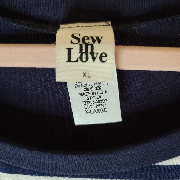 Mixed Pattern Top - Picture 3 of 3